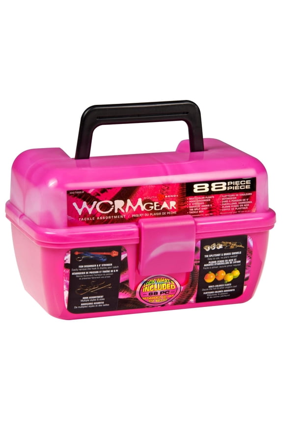 Worm Gear Tackle Box pink