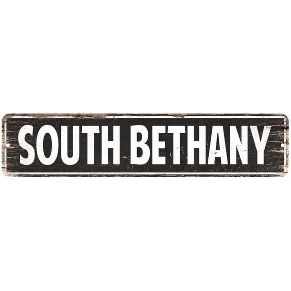 South Bethany Vintage Look Gift Metal Sign Chic 4x18 104180008183