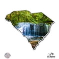 thumbnail image 1 of South Carolina Beautiful Waterfalls - 3" Vinyl Sticker - For Car Laptop I-Pad Phone Helmet Hard Hat - Waterproof Decal, 1 of 1