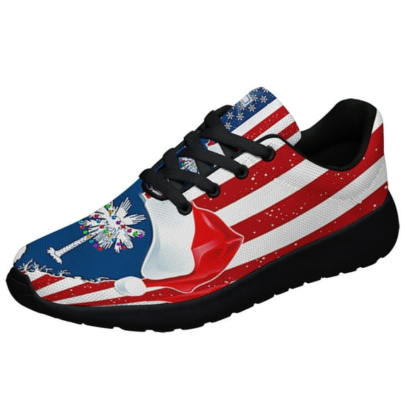 South Carolina ChriStas ChriStas Palm Tree Santa Stte Shoes Sneakers Black Size 3.5