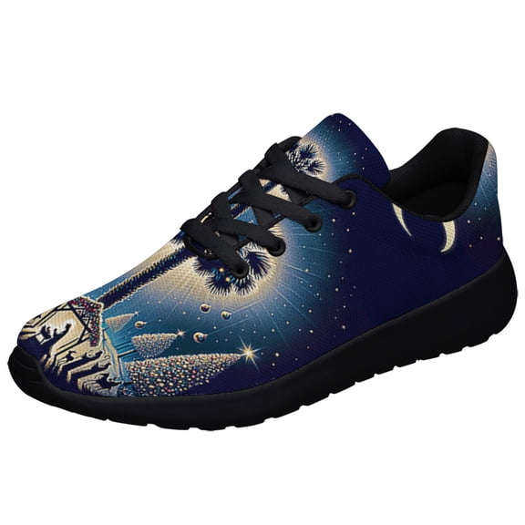 South Carolina ChriStas Nativity Child Is Born Shoes Sneakers for Women Men Black Size 3.5