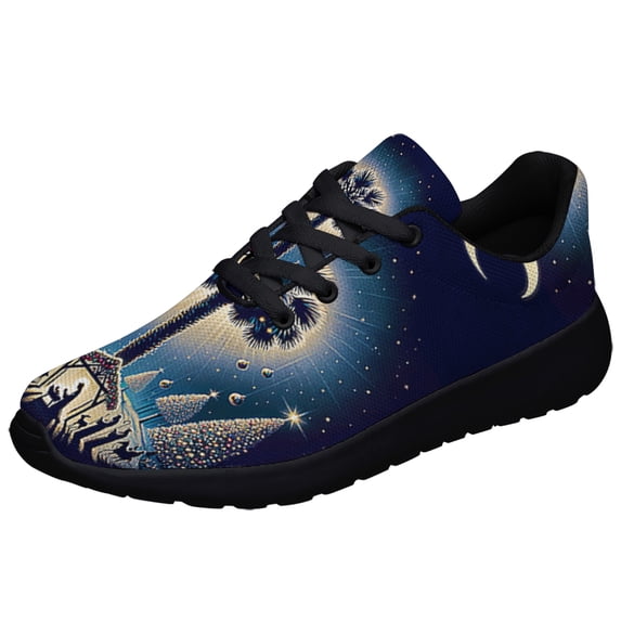 South Carolina ChriStas Nativity Child Is Born Shoes Sneakers for Women Men Black Size 5