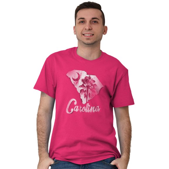 South Carolina Cute Beach Aesthetic Men's Graphic T Shirt Tees Brisco Brands S