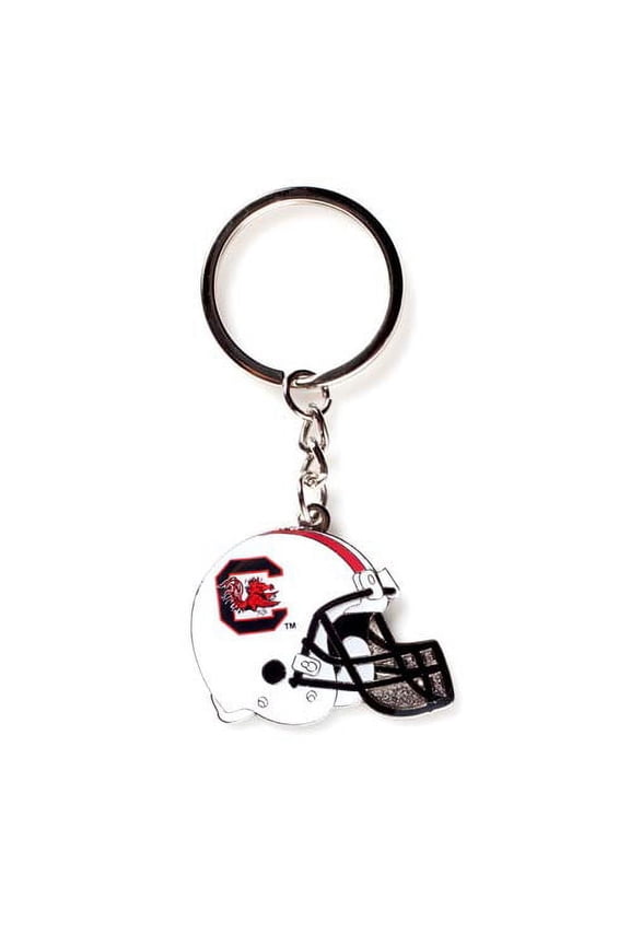 South Carolina Enamel Helmet Keychain