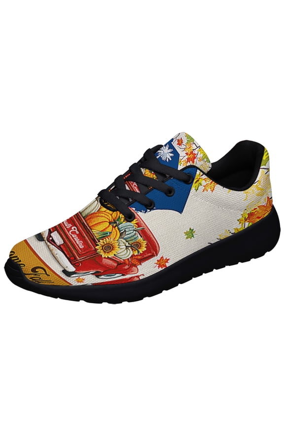 South Carolina Fall Pumpkins Shoes Sneakers Black Size 3.5