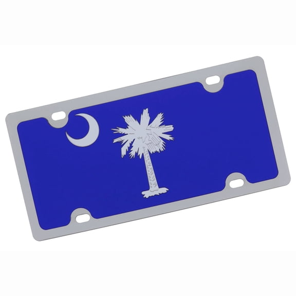 South Carolina Flag License plate