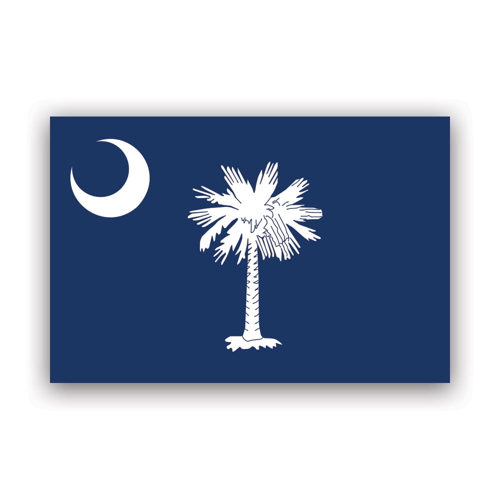 Sc Llr Sticker South Carolina Flag Sticker Decal - Self Adhesive Vinyl - Weatherproof ...