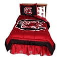 thumbnail image 1 of South Carolina Gamecocks 3 Pc Reversible Cotton Comforter Set, 1 Comforter, 2 Shams, Full, 1 of 3