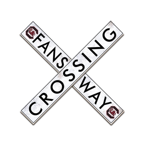 South Carolina Gamecocks 48" Fans Way Crossing Sign