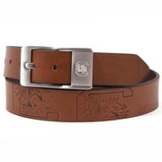 South Carolina Gamecocks Brandish Leather Belt - Brown