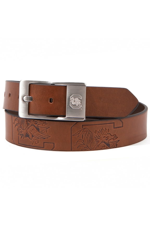 South Carolina Gamecocks Brandish Leather Belt