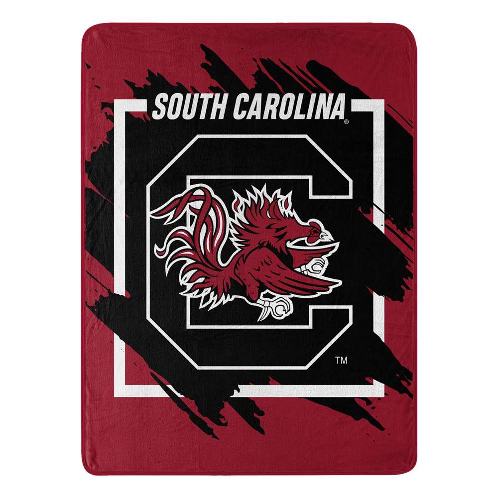 South Carolina Gamecocks  Dimensional Micro Raschel Throw Blanket - image 1 of 5