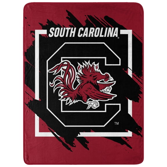 The Northwest Group  South Carolina Gamecocks 46" x 60" Dimensional Micro Raschel Plush Throw Blanket