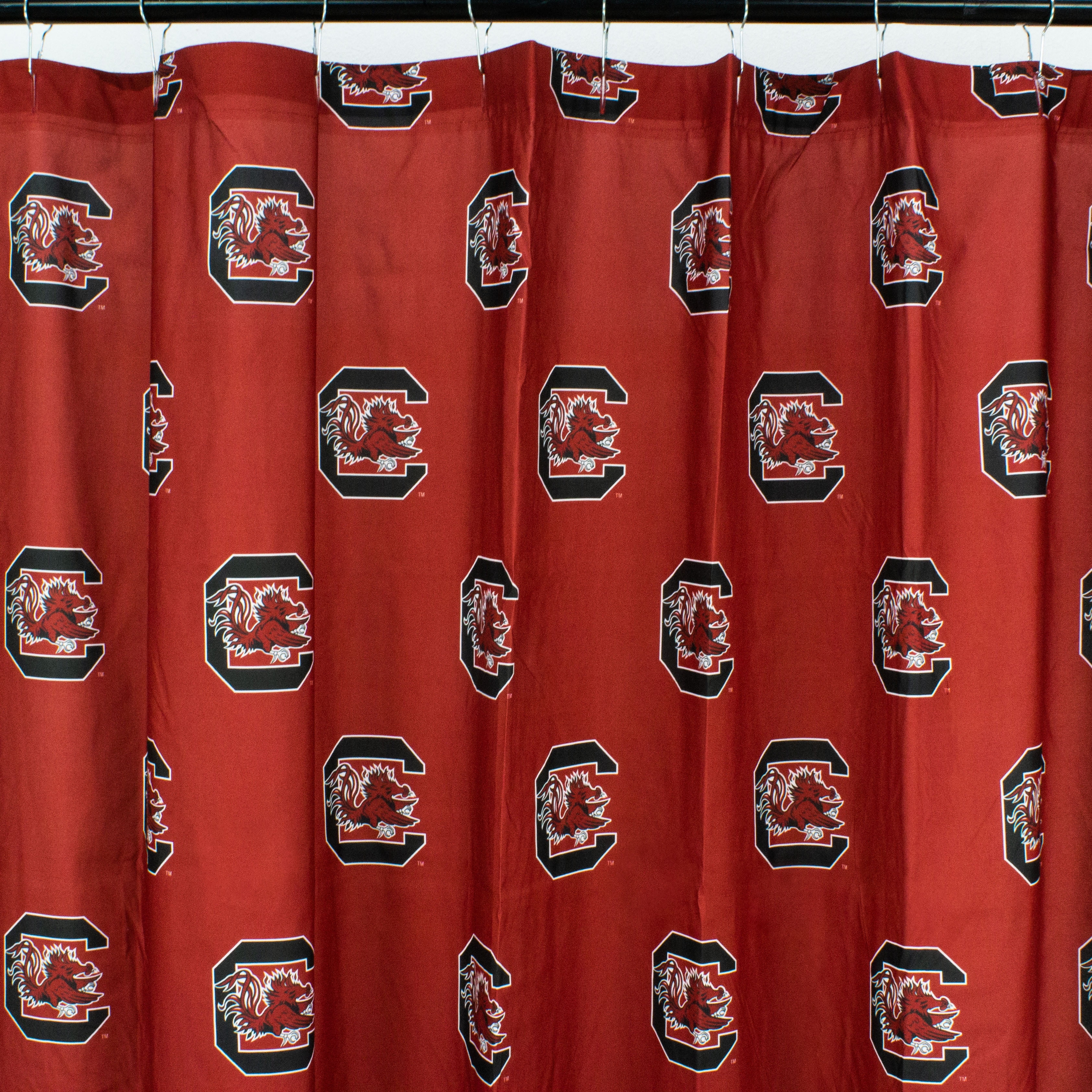College Covers South Carolina Gamecocks Cotton Shower Curtain