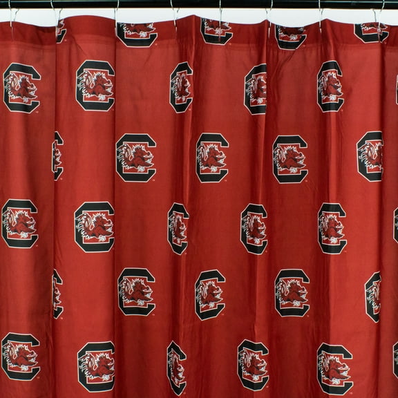 South Carolina Gamecocks Printed Shower Curtain Cover - 70" x 72"