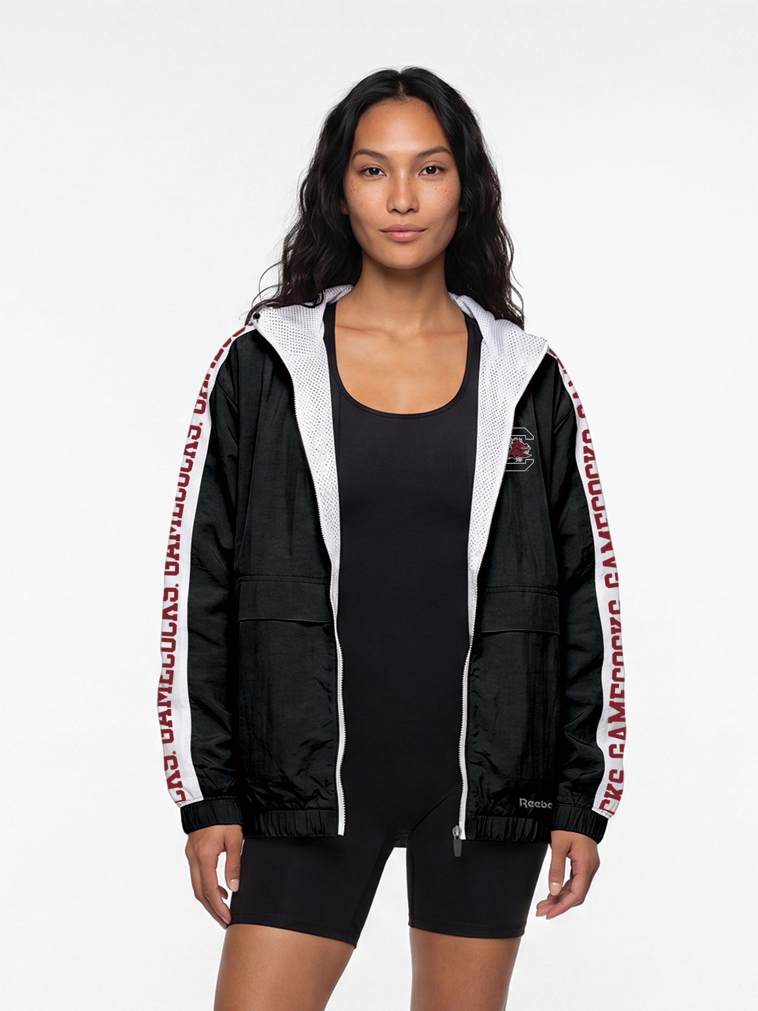 South Carolina Gamecocks Reebok Womens Colorblocked Full Zip Jacket