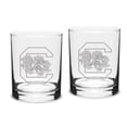 thumbnail image 1 of South Carolina Gamecocks Set of 2 Traditional Double Old Fashioned Glasses, 1 of 1