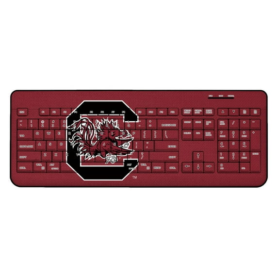 South Carolina Gamecocks Solid Design Wireless Keyboard