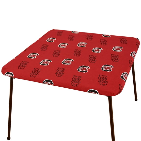 South Carolina Gamecocks Tailgate Fitted Tablecloth, 33" x 33", Card Table 33" x 33", Card Table