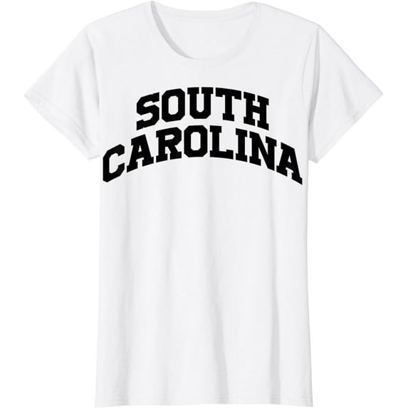 South Carolina Gift, College University Text Sports Design T-Shirt