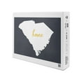 thumbnail image 1 of South Carolina, Home State, White on Gray (1000 Piece Puzzle, Size 19x27, Challenging Jigsaw Puzzle for Adults and Family, Made in USA), 1 of 4
