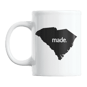 South Carolina Made & SC USA State Map, US Citizen Coffee & Tea Mug Cup 11oz