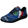 thumbnail image 1 of South Carolina Merry ChriStas Santa Stte ChriStas Palm Tree Shoes Sneakers Black Size 3.5, 1 of 7