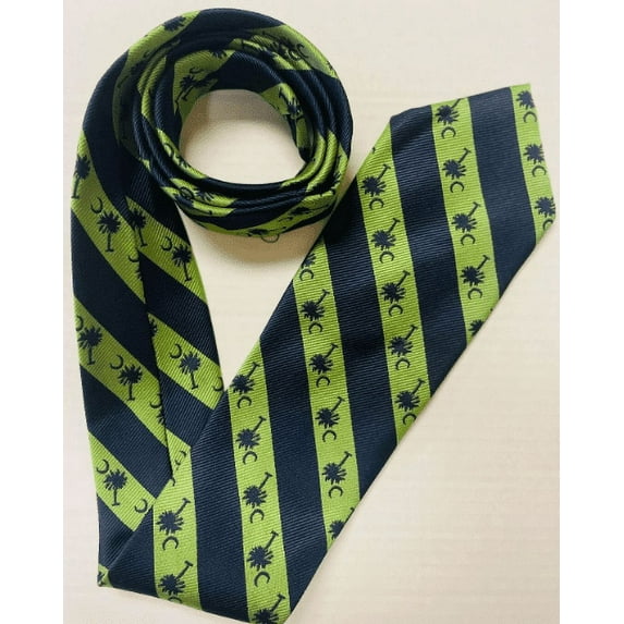 South Carolina Navy Blue Green Men's Tie