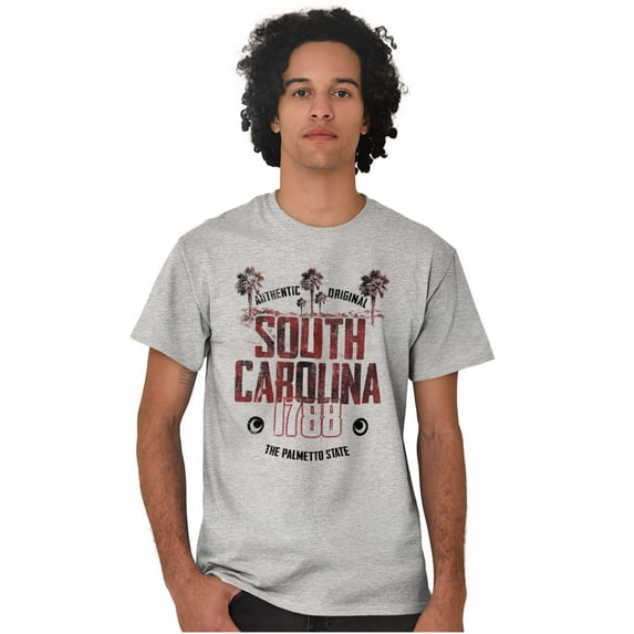 South Carolina Outdoor Palmettos Plus Size Crewneck Graphic Tee Shirt Brisco Brands 2X