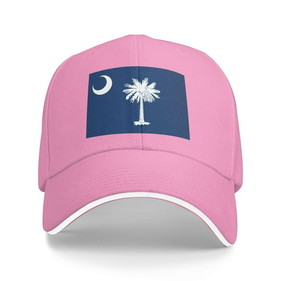 South Carolina Palmetto Trees Unisex Adult Baseball Caps Adjustable Sandwich Cap Casquette Hats Dad Hat Cap