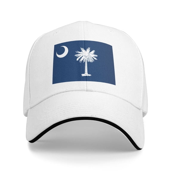 South Carolina Palmetto Trees Unisex Adult Baseball Caps Adjustable Sandwich Cap Casquette Hats Dad Hat Cap
