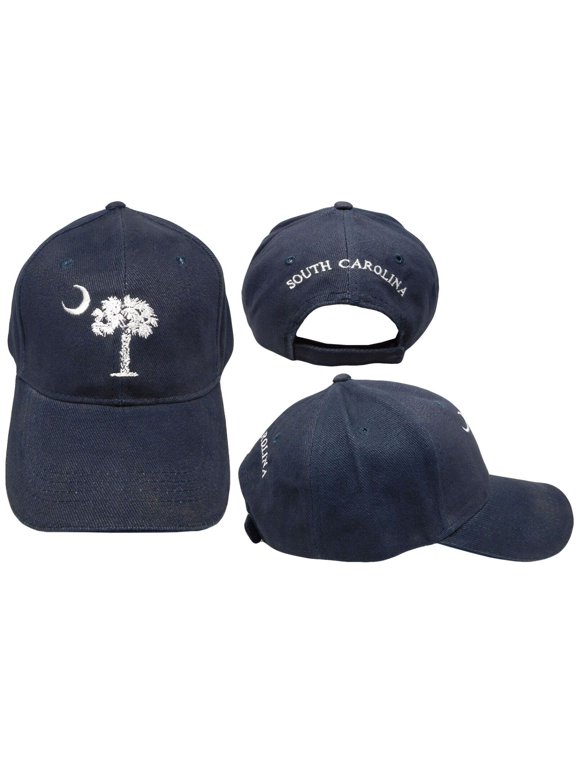 South Carolina SC State Palmetto Dark Blue Embroidered Cap Hat