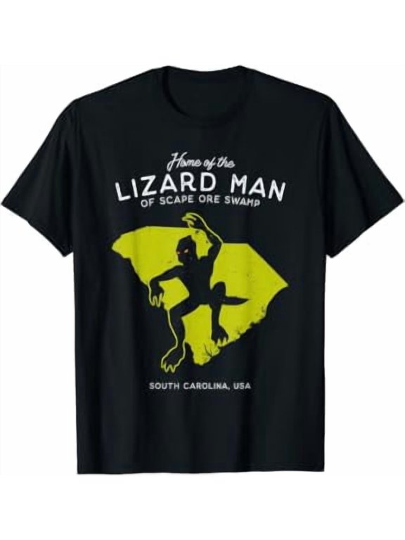South Carolina Scape Ore Swamp Lizard Man T-Shirt All Size S-5XL