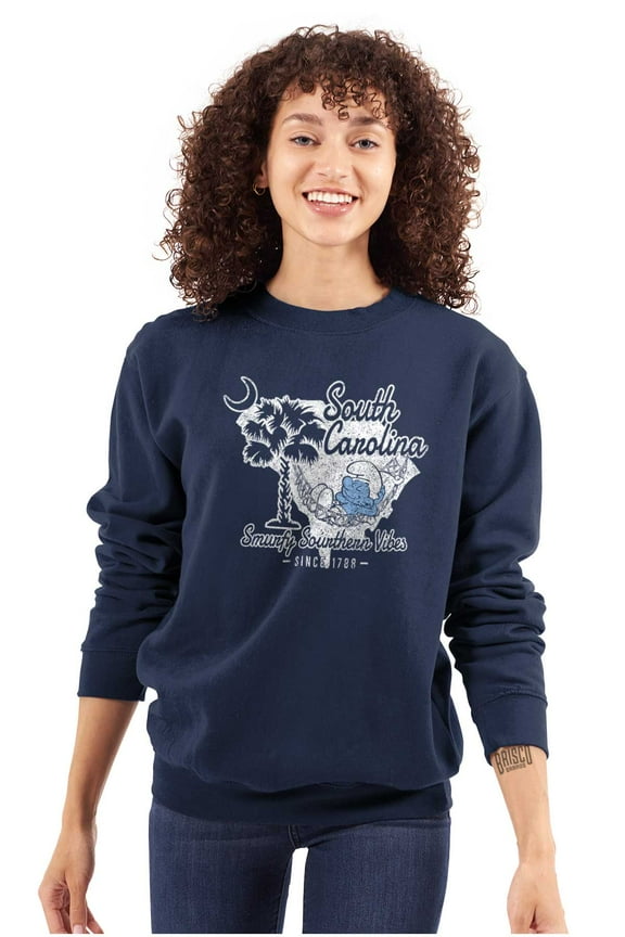 South Carolina Smurfy Southern Vibes Sweatshirt for Men or Women Brisco Brands X