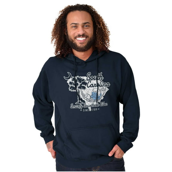 South Carolina Smurfy Southern Vibes Unisex Plus Size Hoodie Brisco Brands 2X