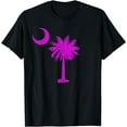 thumbnail image 1 of South Carolina State Flag Palmetto Tree Crescent Moon SC T-Shirt, 1 of 4