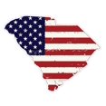 thumbnail image 1 of South Carolina State (J41) USA Flag Distressed Vinyl Decal Sticker Car/Truck Laptop/Netbook Window, 1 of 1
