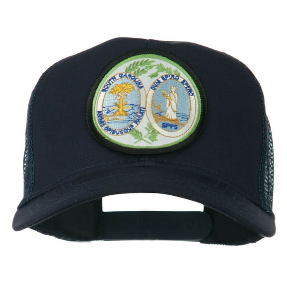 South Carolina State Patched Mesh Cap - Navy OSFM