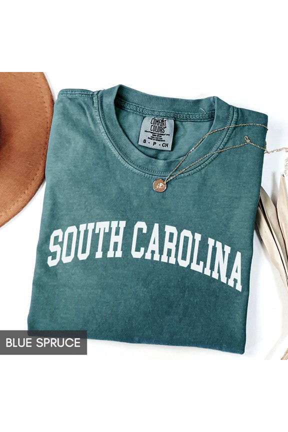 South Carolina State Travel Him Her Cute Vintage Retro Sc Trip T-Shirt
