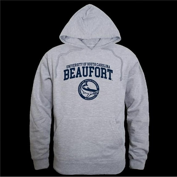South Carolina State University Beaufort Sand Sharks Seal Hoodie, Heather Grey - Small
