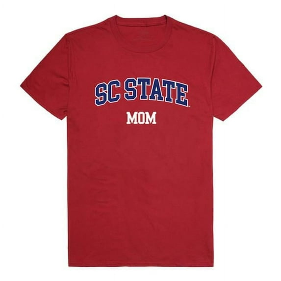South Carolina State University College Mom T-Shirt, Cardinal - Medium
