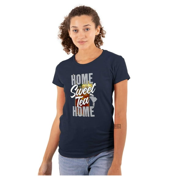 South Carolina Sweet Tea Local Pride Womens Slim Fit Graphic Tee Brisco Brands S