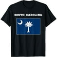 thumbnail image 1 of South Carolina Tee Flag souvenir Gift USA T-Shirt, 1 of 4