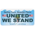thumbnail image 1 of South Carolina United We Stand Novelty Car Auto License Plate, 1 of 2