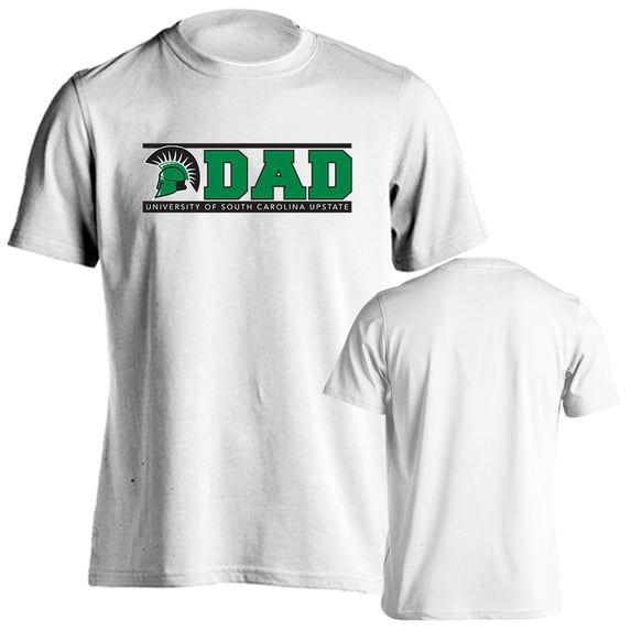 South Carolina Upstate Spartans Dad Proud Parent Short Sleeve T-Shirt