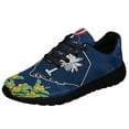 thumbnail image 1 of South Carolina Yellow Jessamine Flower Shoes Sneakers Black Size 5, 1 of 7