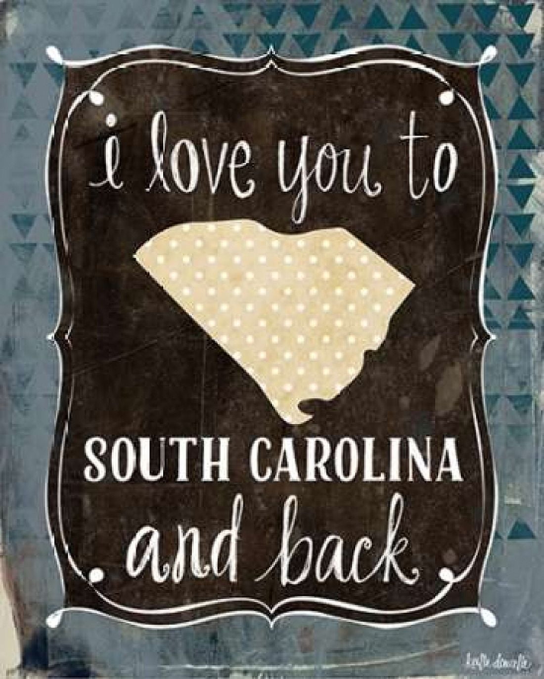 South Carolina and Back Canvas Art - Katie Doucette (24 x 30)