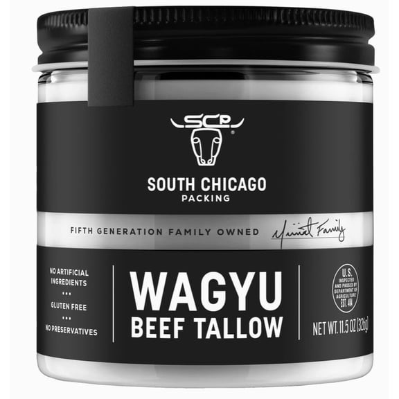 South Chicago Packing Wagyu Beef Tallow Cooking Fat 11.5 oz