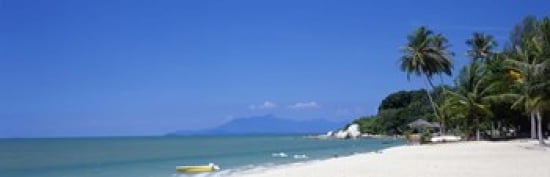 South China Sea Malaysia Canvas Art - Panoramic Images (36 x 12)