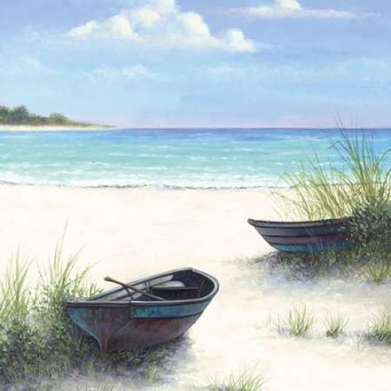 South Coral Beach Canvas Art - Sambataro (24 x 24)